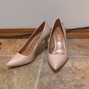 Calvin Klein Nude Heels